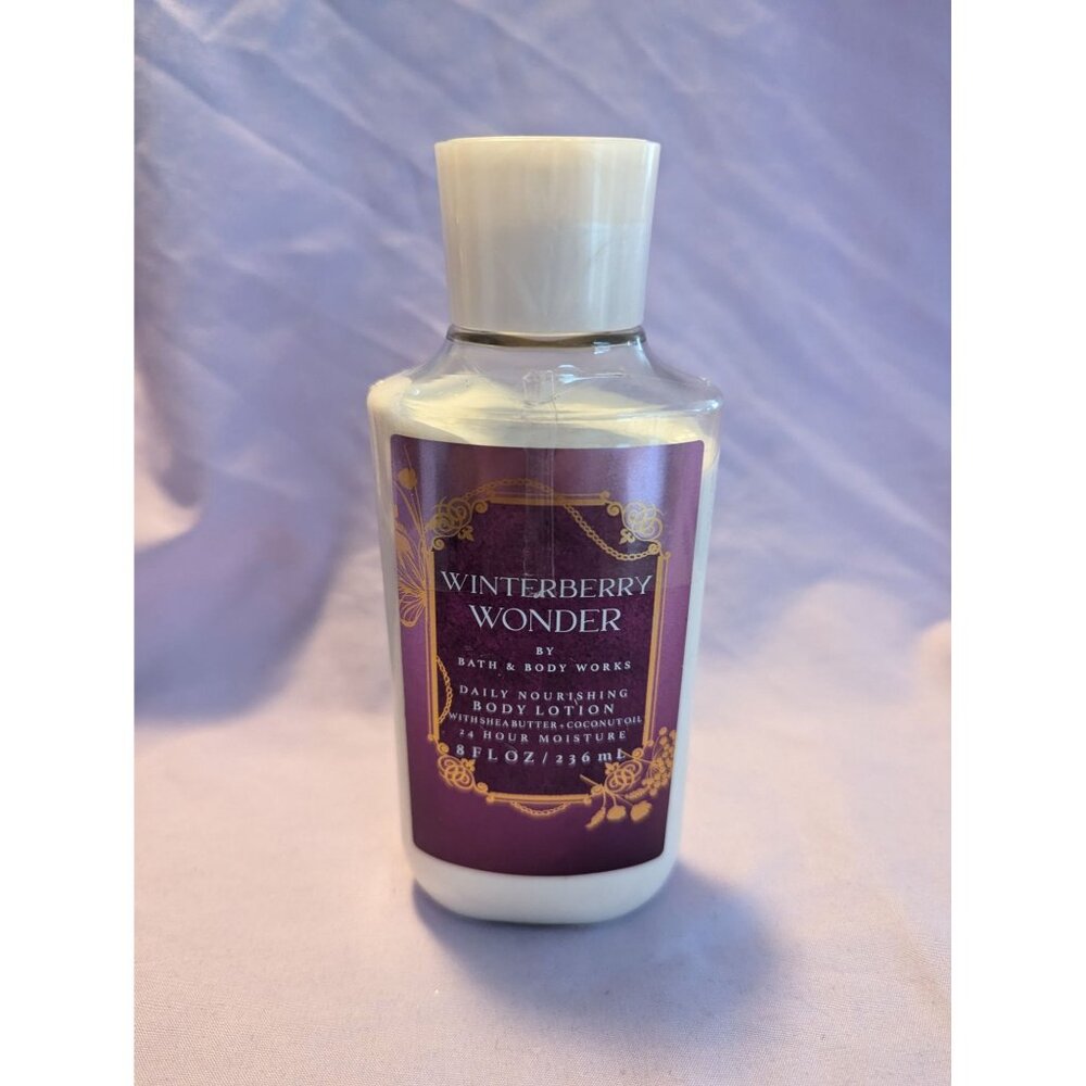 Winterberry Wonder Body Lotion Bath & Body Works Daily Nourishing Coconut Oil